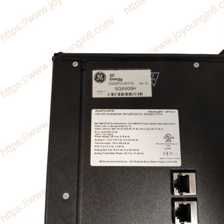 GE 에너지 IS220PCLAH1B REV.D