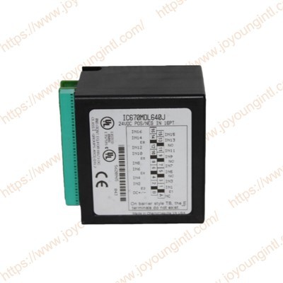 IC670MDL640 24 VDC 포지티브/네거티브 입력 모듈